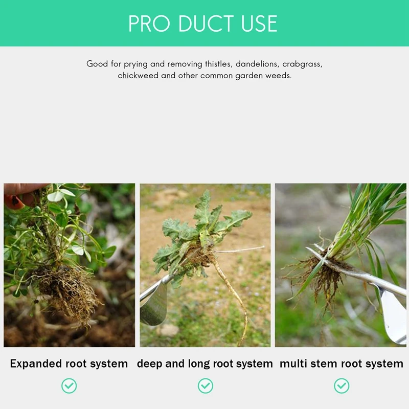 Деревянная ручка из нержавеющей стали для сада ручная вырезка прополки удаление