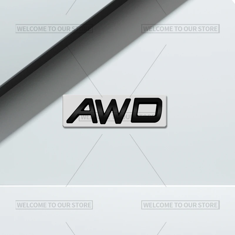 

3D Стайлинг автомобиля для Volvo XC40 XC60 XC70 XC90 S60 S90 V70 V60 V40 AWD глянцевая черная эмблема значок металлические наклейки на задний багажник наклейки