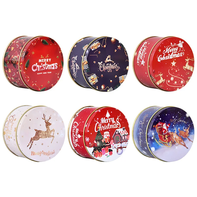 Рождественские подарочные коробочки из олова ZQNYCY