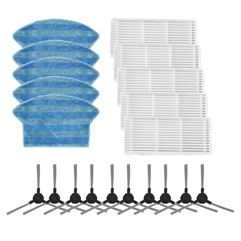 

Side Brushes HEPA Filter Mop Cloth Pad For Midea I2 Vcr03 Vacuum Cleaner Spare Parts Replacement Accessories