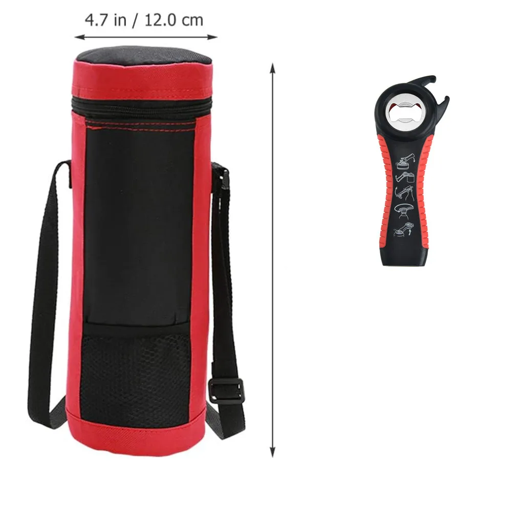 Термоохладитель для пива большая сумка-переноска с одной бутылкой нейлон 600D