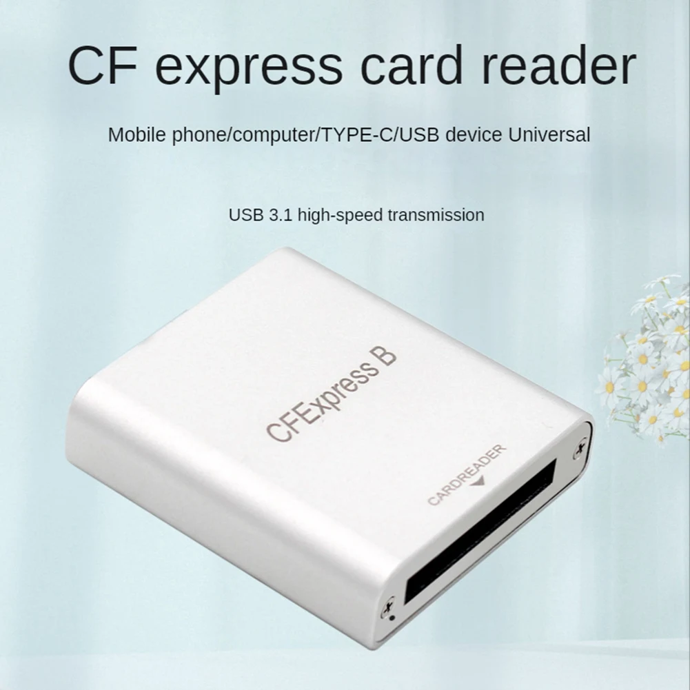 

PH862 CFexpress CFE Card Reader+Type-A To Type-C Cable Kit USB3.1 GEN 2 10Gbps Card Reader for Z6/Z7 1DX3 Cameras Card