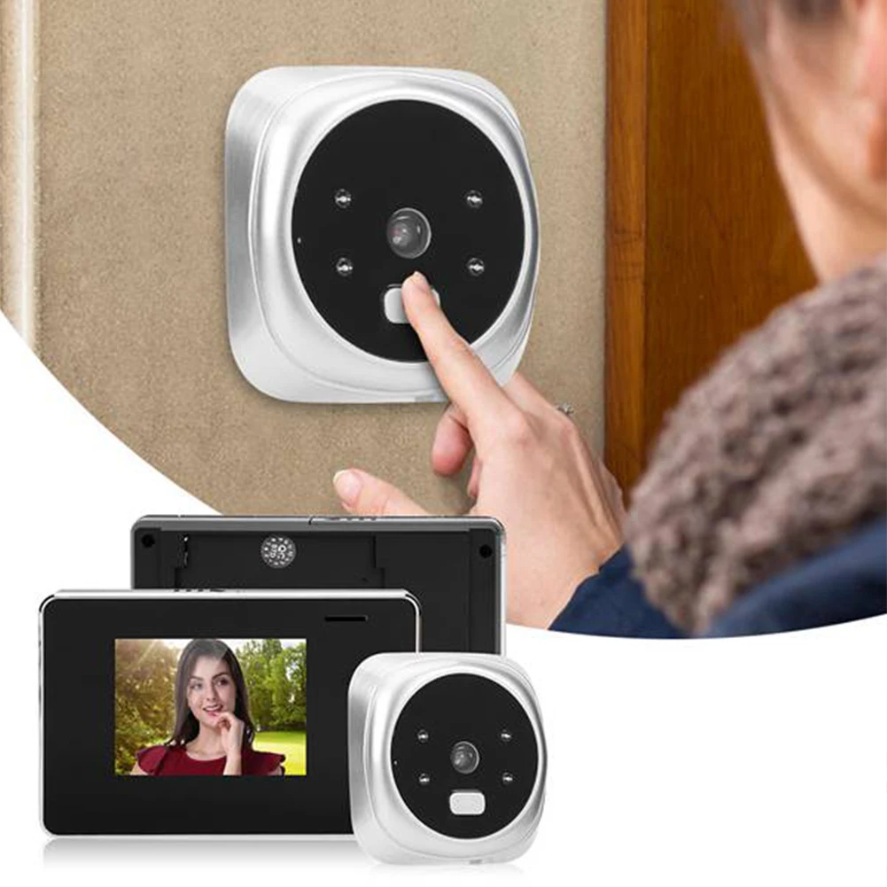 

Peephole Viewer Video Night Vision Digital Video Door Bell Camera Night Vision Viewer Peephole Outdoor Door Eye