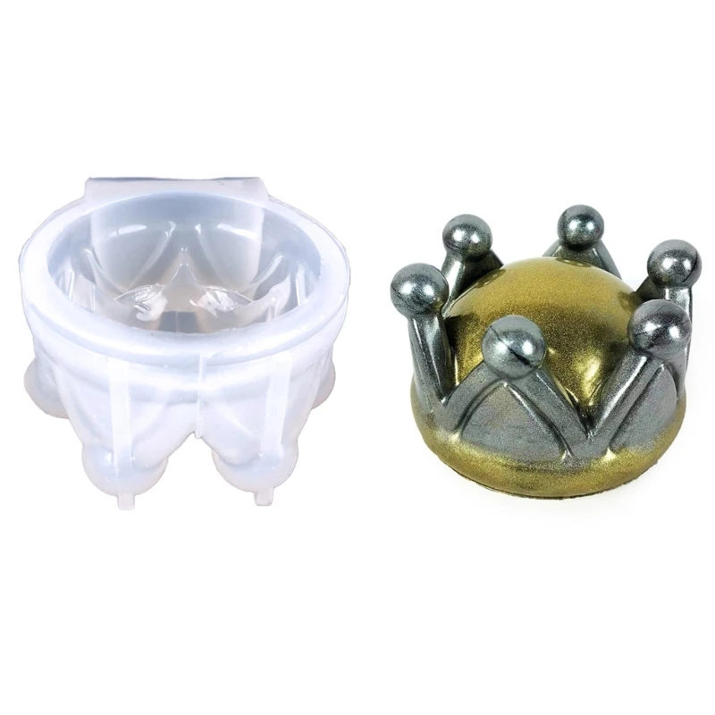 

3D Royal Crown Silicone Mold Candle Making Tool DIY Candle Moulds Ornaments