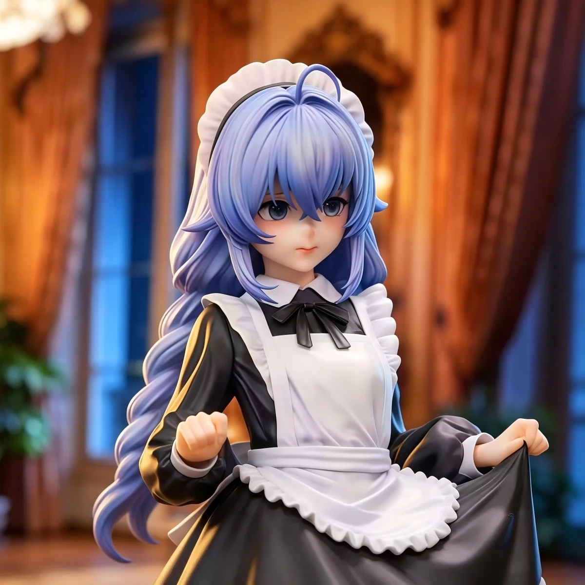 Фото Коллекционная аниме-фигурка Рокси Мигурдии в образе горничной из Mushoku Tensei, 14 см, из ПВХ, с подвижными суставами, статуэтка, украшение для рабочего стола, подарок №1
