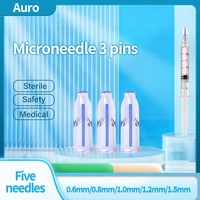 nanosoft microneedles fillmed 3 pins multi needle 34g 1 0mm 1 2mm 1 5mm painless needles