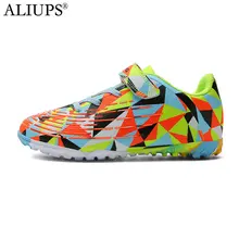 ALIUPS size 29-37 Soccer Boots Boy Kids Soccer Shoes Children Football Boots Baby Girl