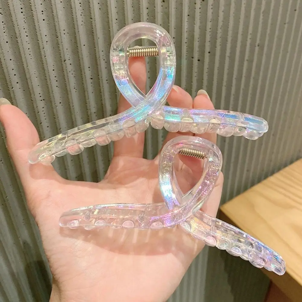 

1Pc Aurora Symphony Mermaid Back Head Hairpin Female Summer All-match Large Hair Grabbing Clip Headdress