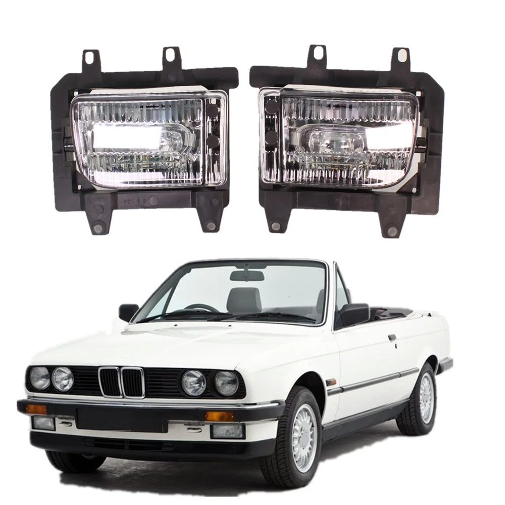 

Car Lights For BMW 3 Series E30 Cabriolet 1986 1987 1988 1989 1990 1991 1992 Car-styling Front Bumper Fog Light Lamp NO Bulbs