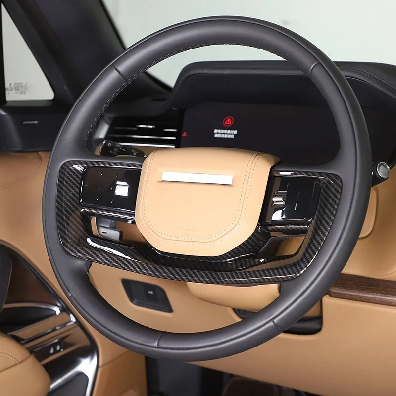 Для Land Rover Range Vogue L460 2023 ABS углеродное волокно Стайлинг автомобиля рулевое колесо