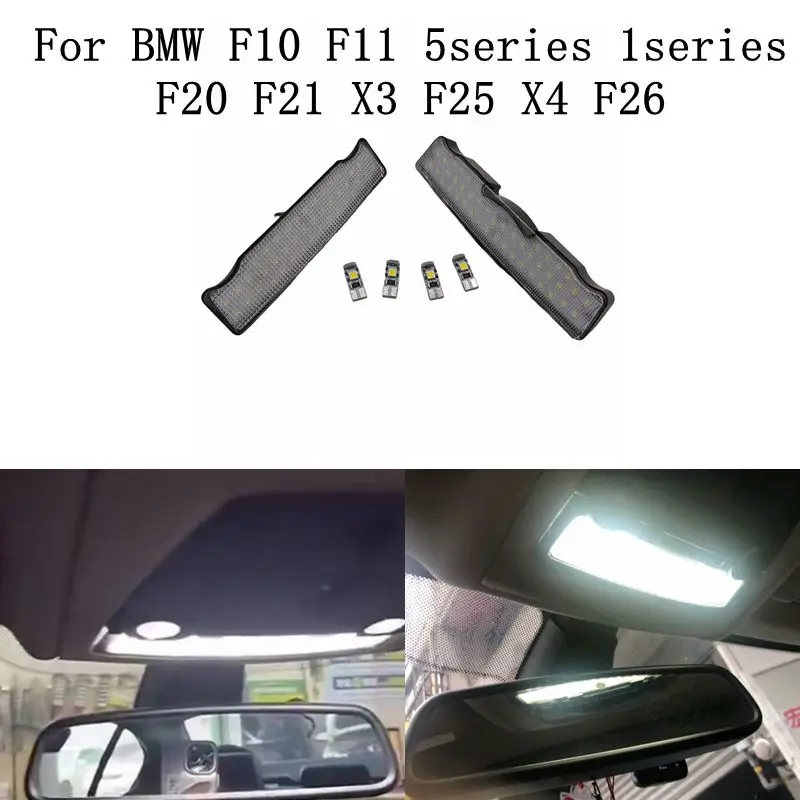 Фото Передние светодиодные фонари на крыше BMW F10, полностью светодиодные купольные фонари на крыше для BMW F10 F11 5series 1series F20 F21 X3 F25 X4 F26 №1