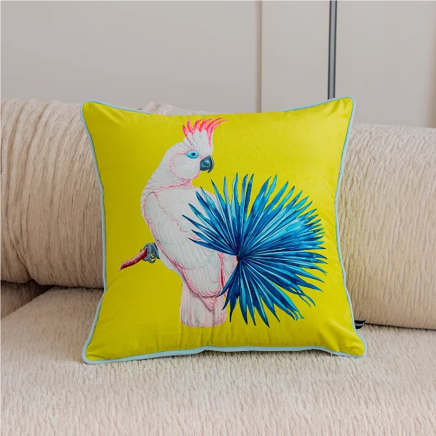 Чехол для подушки Formaso бархатный зебра 45x45 см