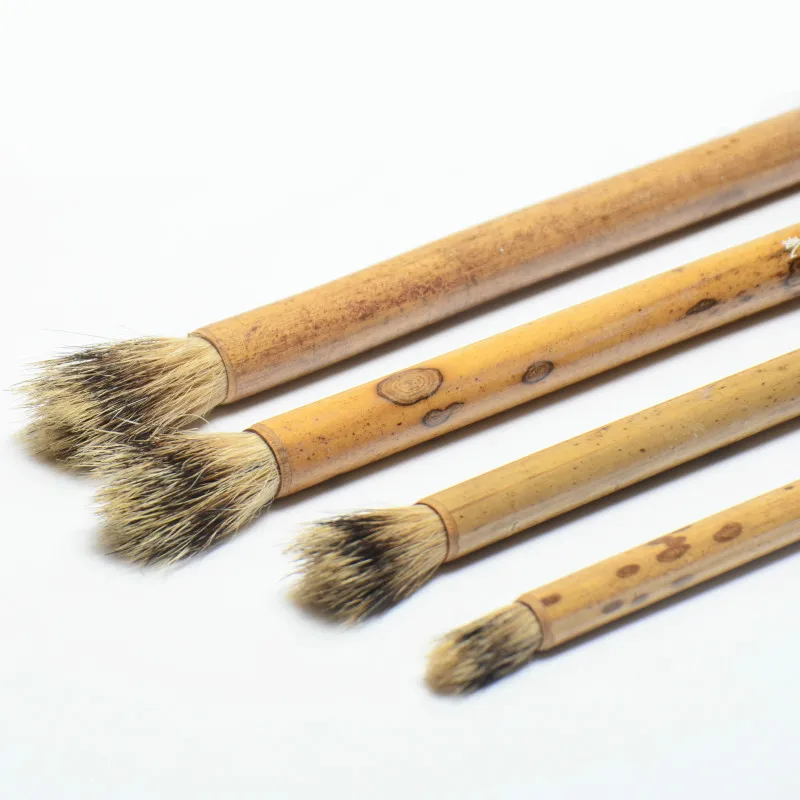 Chinese Painting Writing Brush Pen Set Stone Badger Hair Brush Splash Ink Freehand Painting Watercolor Writing Brush Tinta China