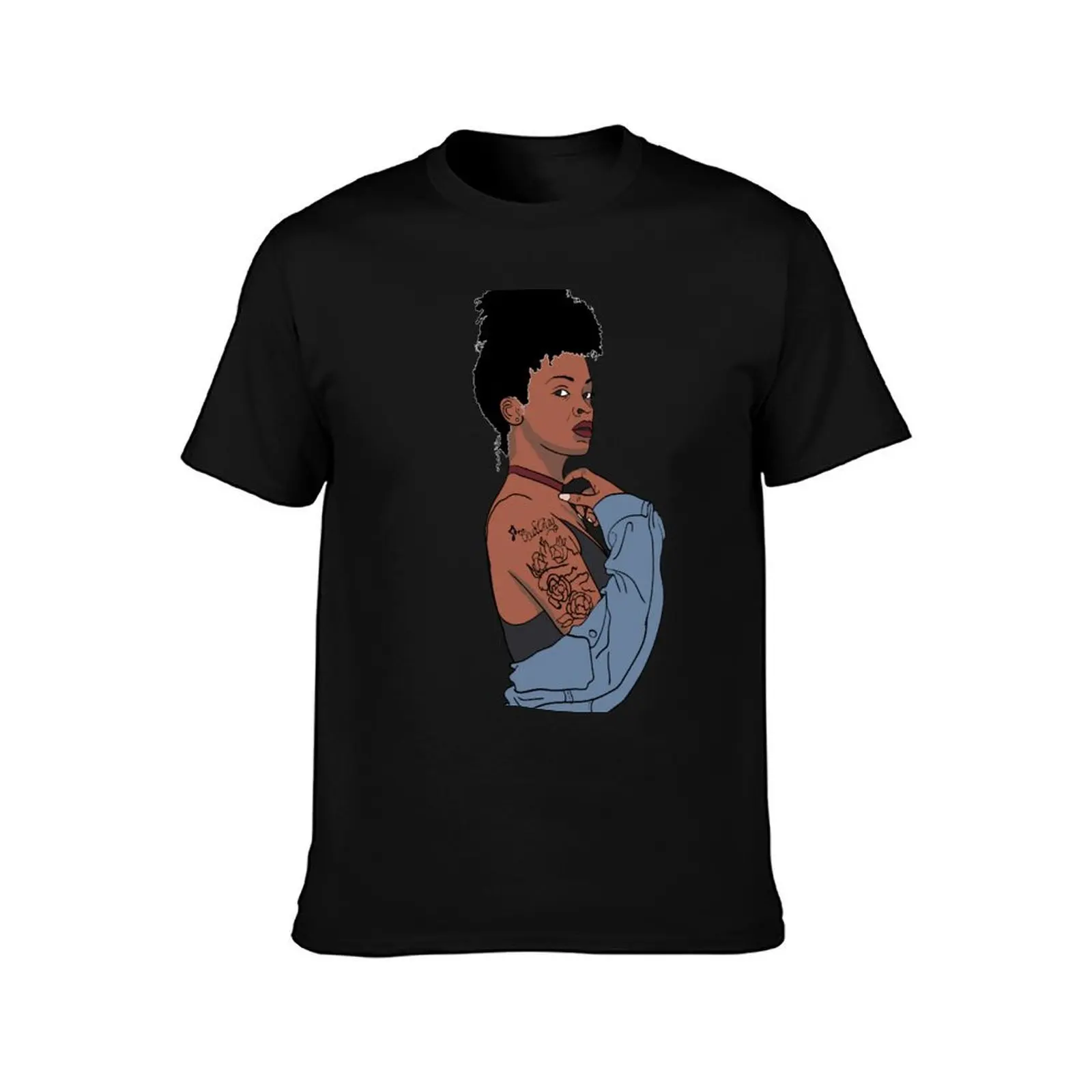 Фото Футболка Ari Lennox Digital Art, устойчивая к поту, для тренировок №2