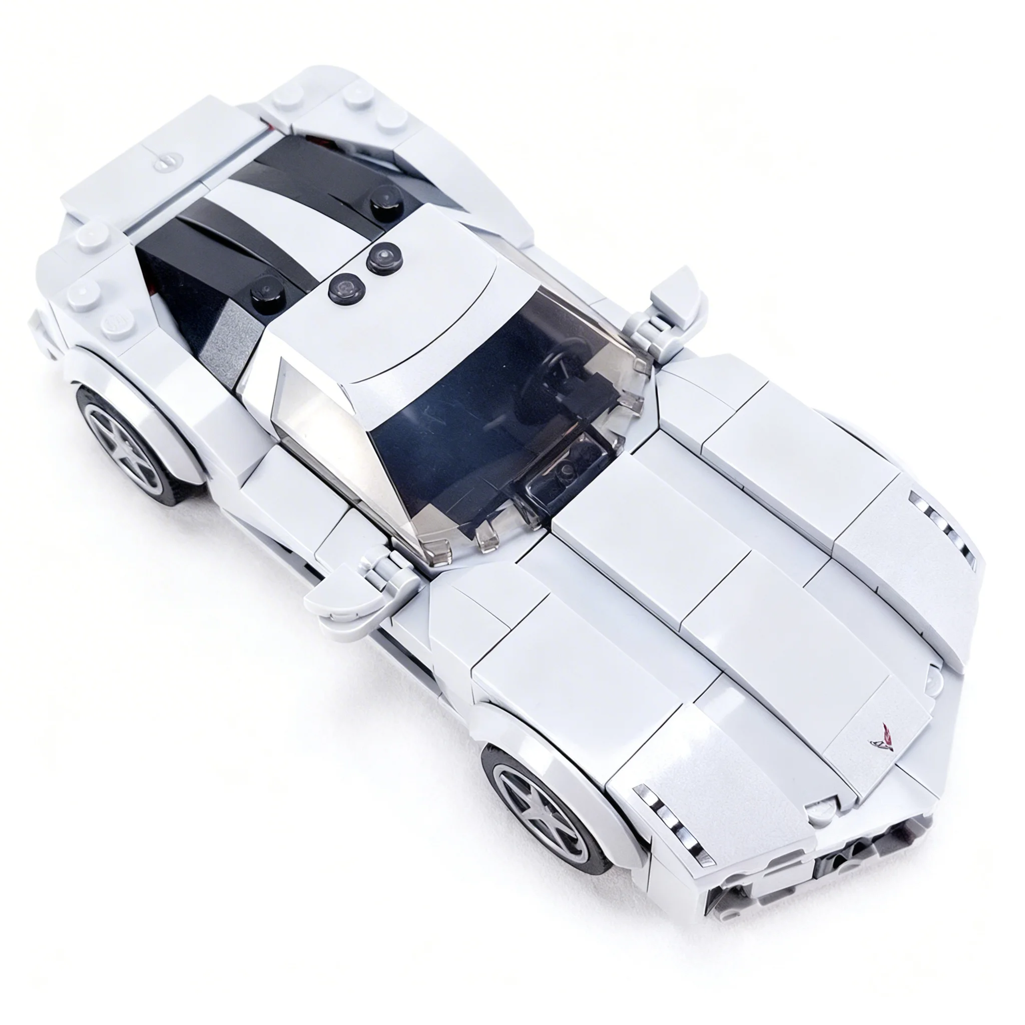 Фото 272 детали MOC Corvette Stingray Concept - Sideswipe City Champions, модель из строительных блоков, игрушка, идея для рождественского подарка №3