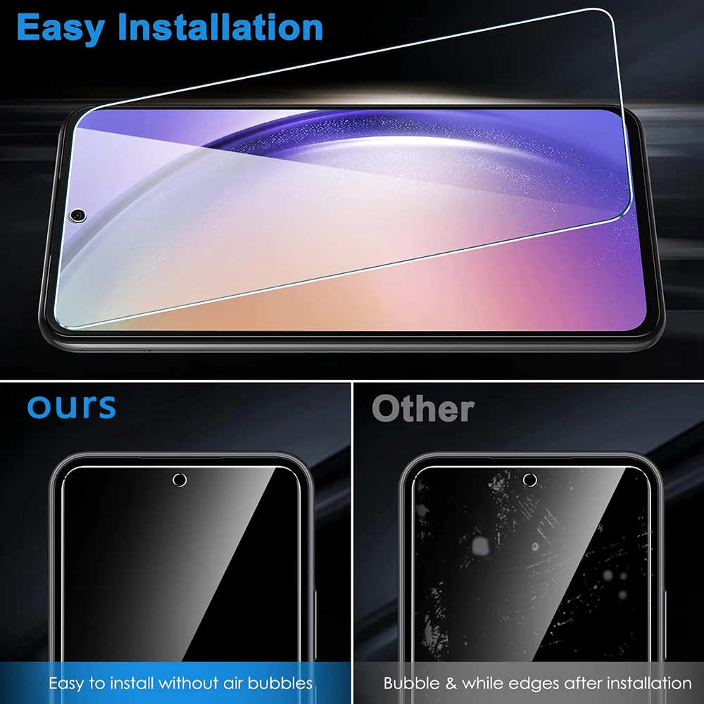 Фото 5-1 шт. закаленное стекло для Samsung Galaxy A12 A22 A32 A42 A52 4G 5G A03 A13 A23 A33 A53 A73 Защитная пленка для экрана Galaxy A52s №4