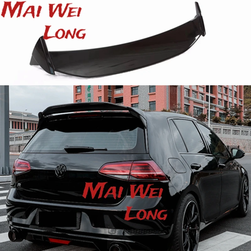 Roof Wing Aspec style for Golf7 MK 7 MK7.5 Car Styling ABS Plastic Mater Rear lip Spoiler Golf 2014-UP