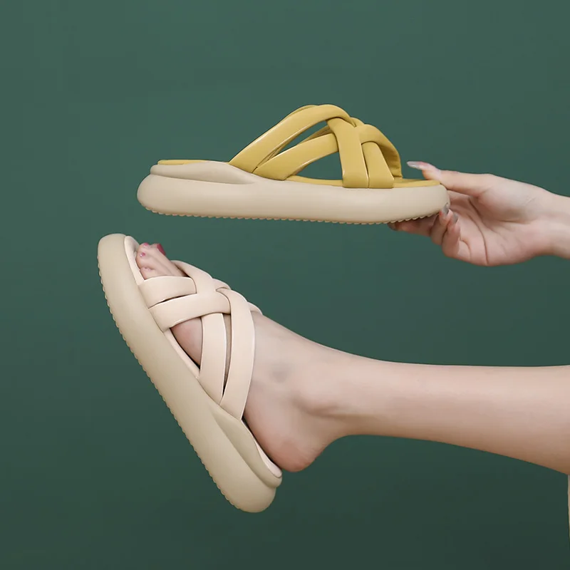 AIYUQI Slippers Women Flat 2023 Summer New Slippers Women Outerwear Fashion Beach Women's Slippers