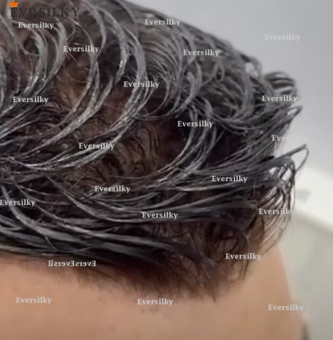 Натуральный Волосы Прочный парик коричневый черный серый полный искусственный