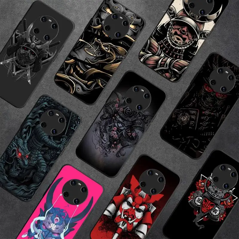 

Japanese Samurai Phone Case for Samsung A51 A30s A52 A71 A12 for Huawei Honor 10i for OPPO vivo Y11 cover