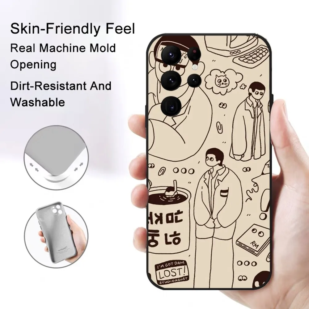 Чехол для телефона RM RPWP Samsung S series s20 s21 s22 s23 s24 FE Plus Ultra TPU мягкий приятный кожи чехол