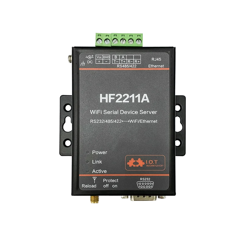 HF2211 Модуль преобразователя последовательного порта в Wi-Fi RS232/RS485/RS422 WiFi/Ethernet для