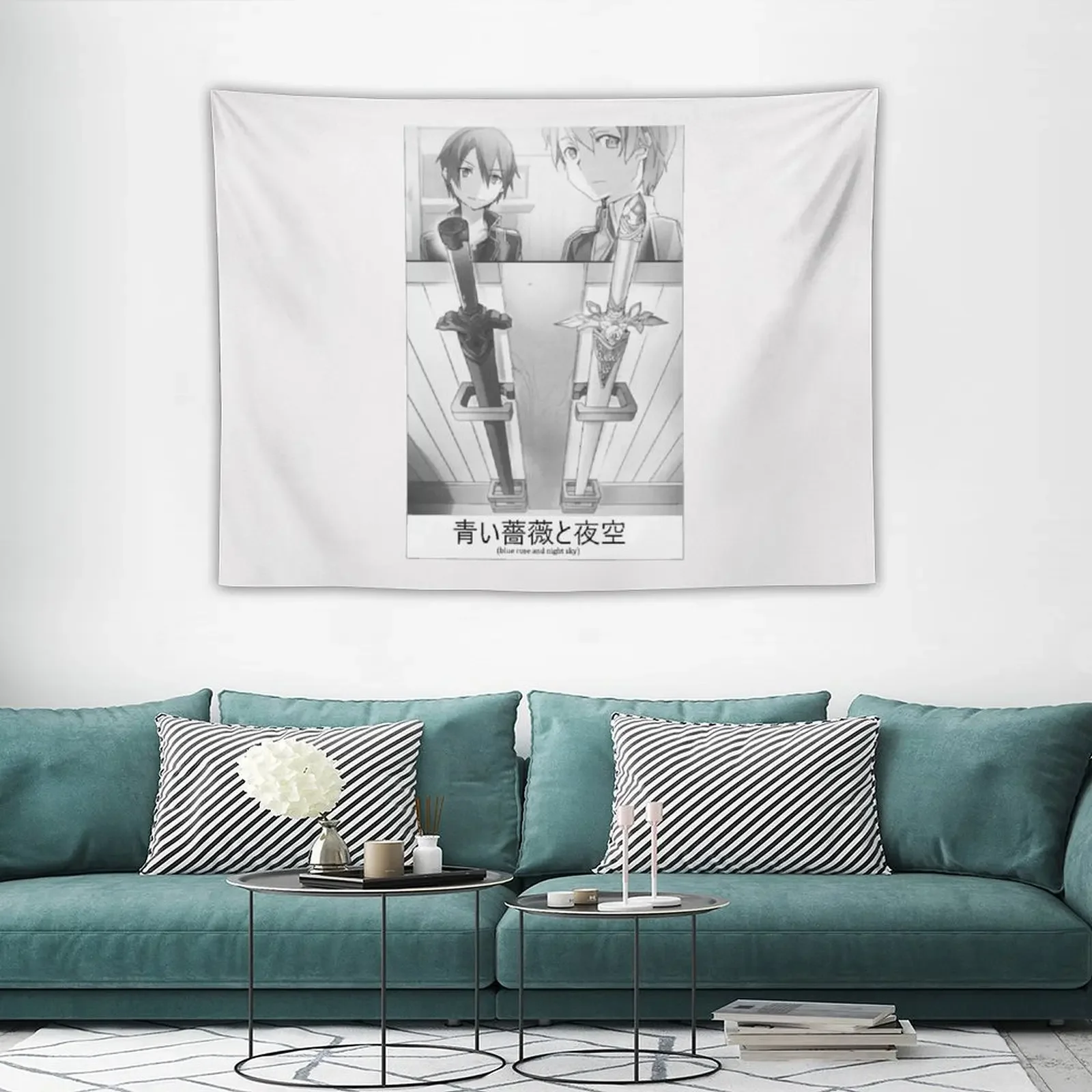 Меч искусство онлайн: алицинизация-голубая роза и ночное небо меч футболка