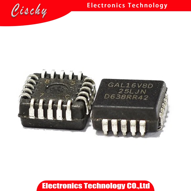 

5 шт./лот GAL16V8D-15LJ GAL16V8D-15LJN GAL16V8D-25LJN GAL16V8D-10LJ GAL16V8D-10 GAL16V8D-7LJ GAL16V8D-25QJN GAL16V8D PLCC-20
