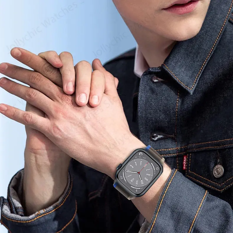 Trail loop strap For apple watch band 49mm 44mm 40mm 45mm 41mm 42mm 44 45 49 mm correa bracelet iWatch Ultra series 7 6 5 3 se 8