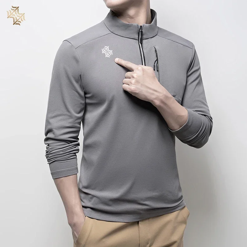 SENBWL осенняя мужская спортивная футболка из полиэстера