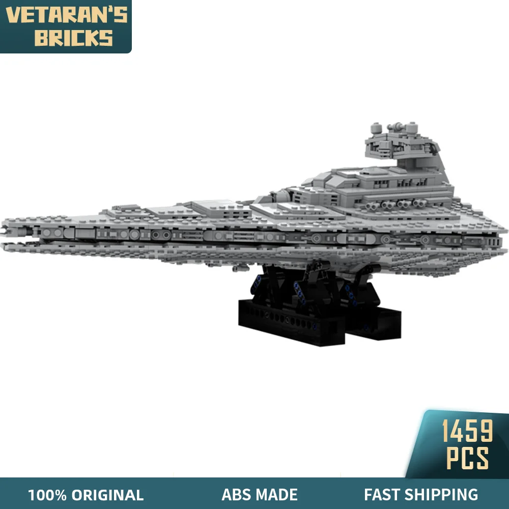 

MOC Imperial Star Destroyer Wars Cruiser Flagship Spacecraft Fighter Model Bricks Set Building Blocks Toy for Kids Festival Gift