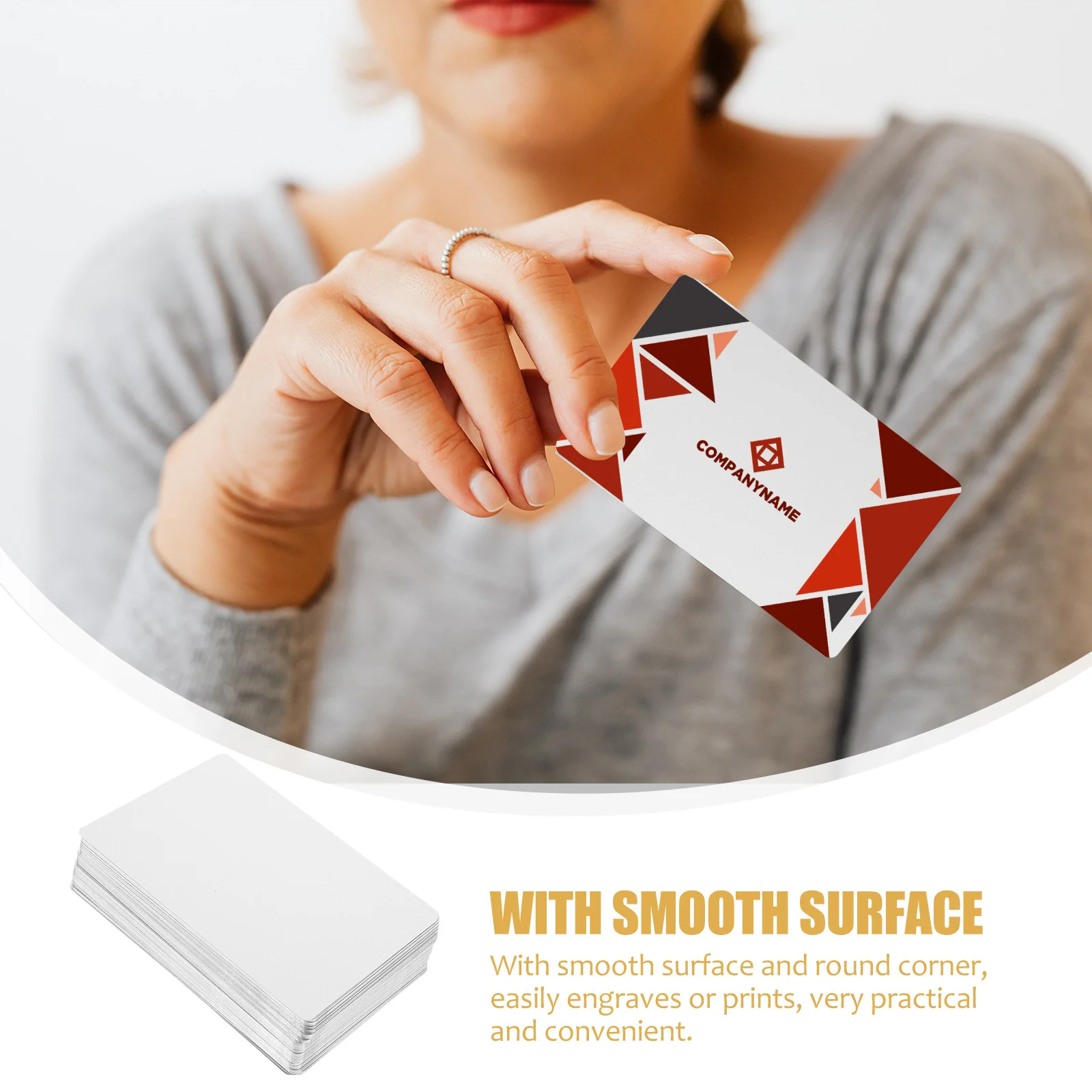 Рисунок 2 - визитные карточки из алюминиевого