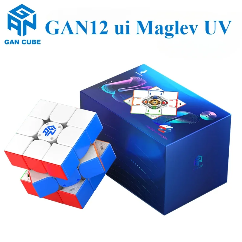 New GAN12 Ui Maglev UV Ai Smart Magnetic Magic Cube 3x3x3 Professional GANCUBE Speed Puzzle Toys GAN 12 Speedcube Cubo