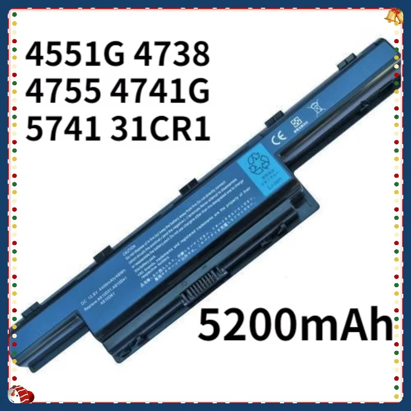 Новый аккумулятор для ноутбука Acer Aspire 4551G 4738 4755G 4741G 5741 31CR1 4752G 4743G 5750G 4750G 1 шт.