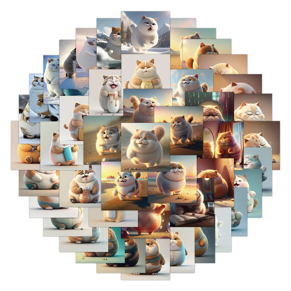 

63 шт., наклейки в виде животных