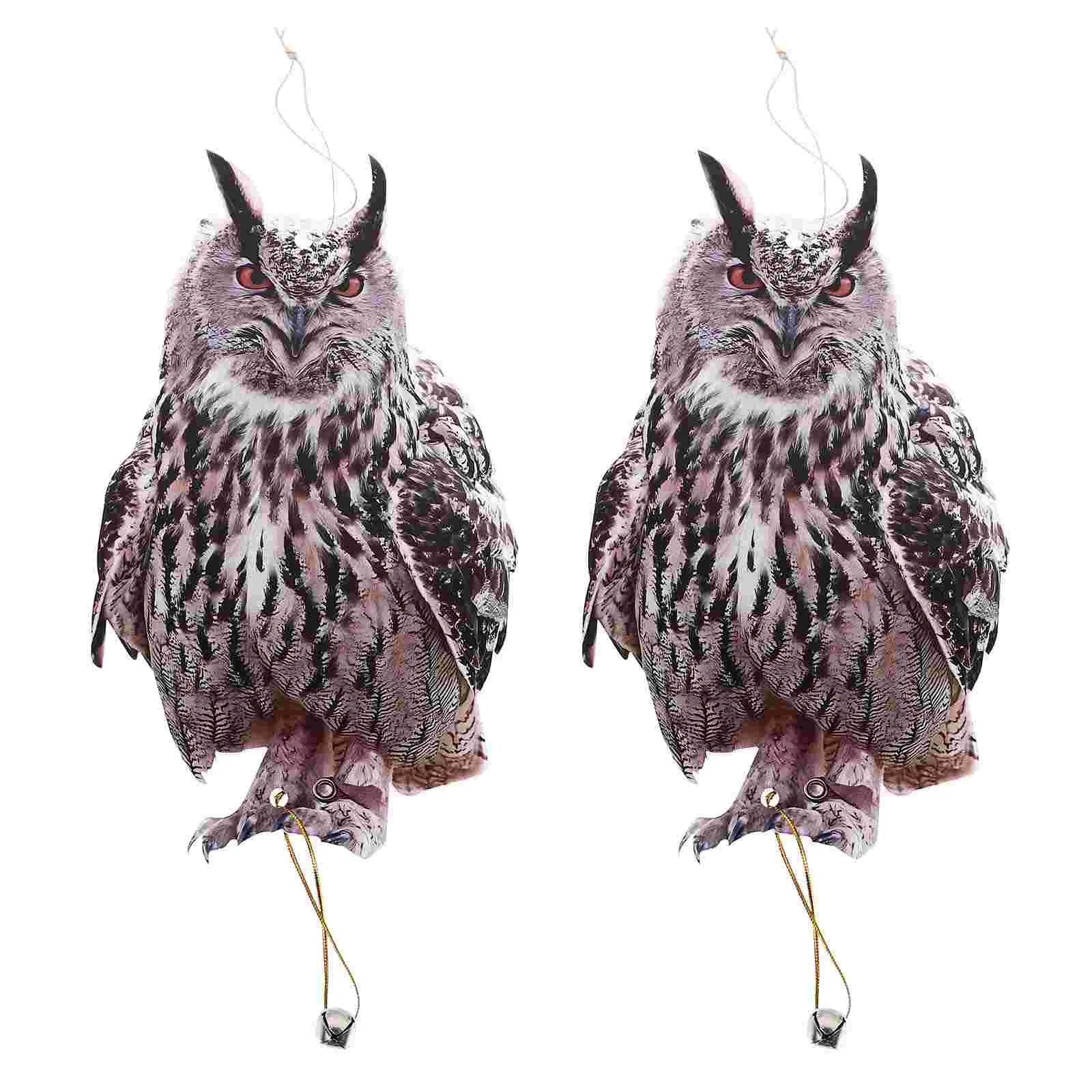 

Bird Owl Lawn Ornaments Deterrent Outdoor Tool Pool Devices Keep Birds Chic Hanging Deterrents Patio