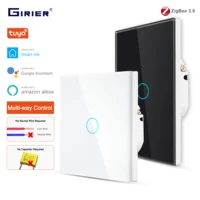 girier zigbee smart switch no neutral wire capacitor required wall touch switches euus 123 gang works alexa alice google home