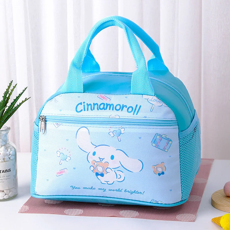 Водонепроницаемая сумка для обеда из ткани Оксфорд 2 человек Cinnamoroll Kuromi MINISO