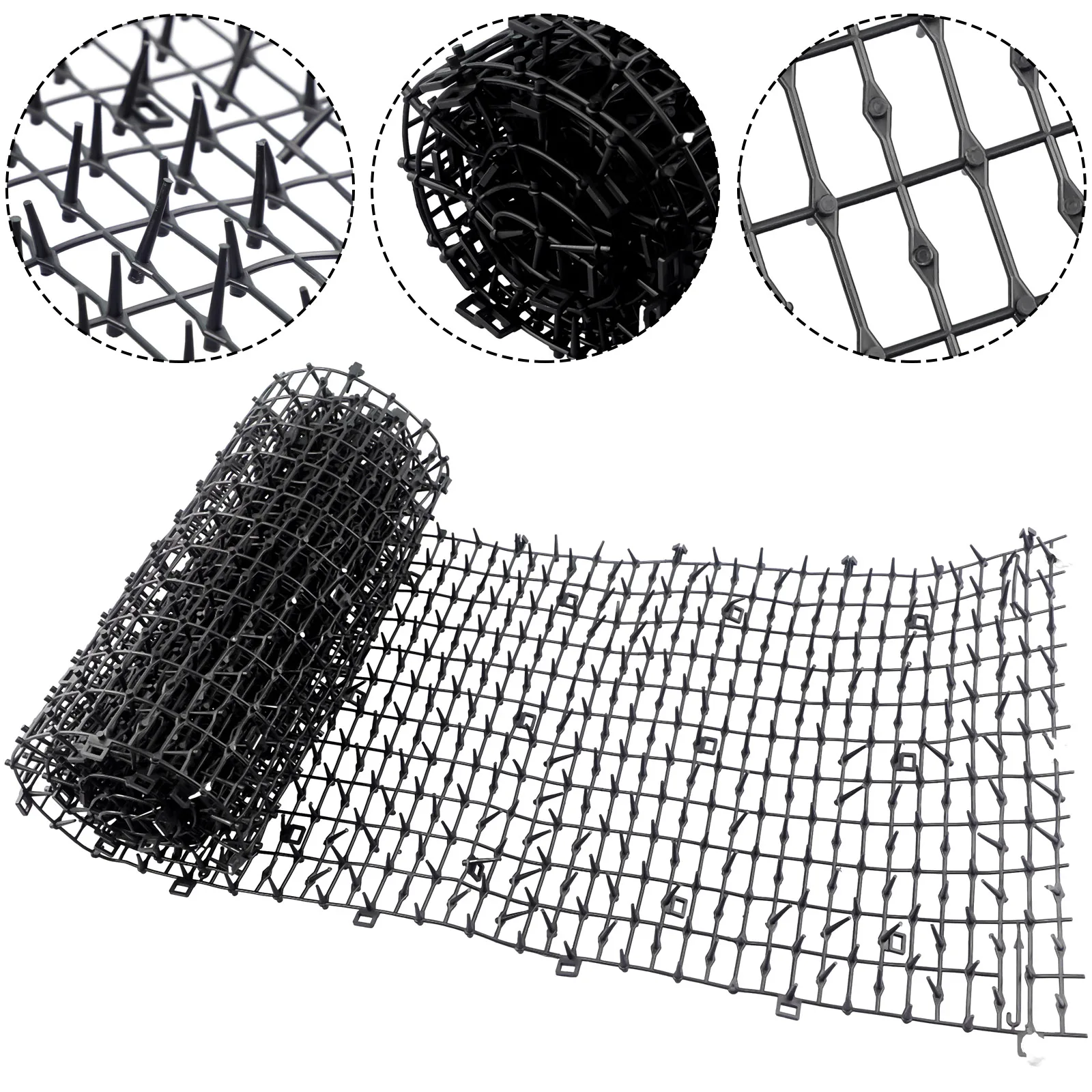 2 м Garden Cat \Scat \Repellent \Mat \Prickle \ Strips Анти-кошачья сетка с шипами Сдерживающая кошка