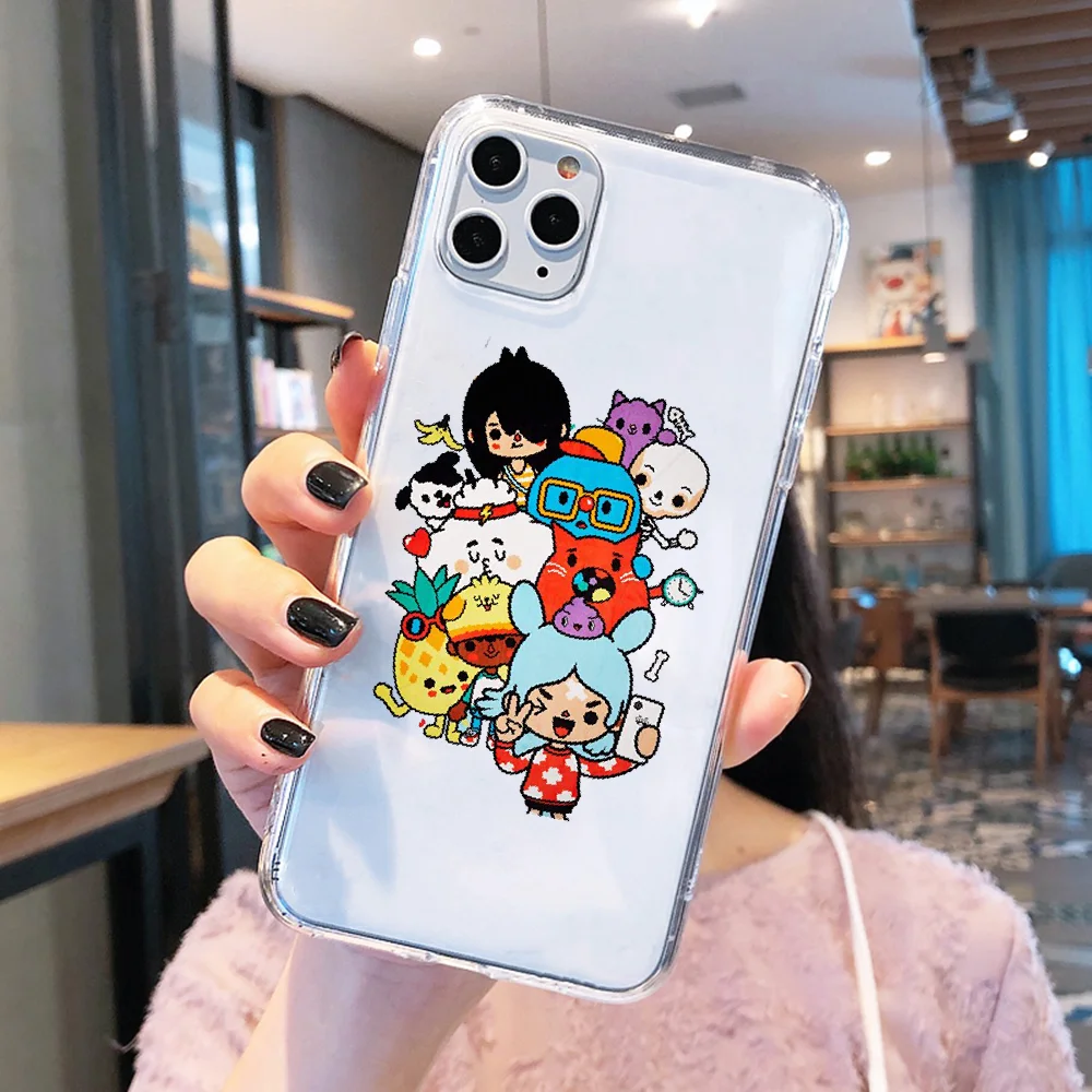 Чехол Toca Life world для телефона Xiaomi Mi Max Note 3 A2 A3 8 9 9T 10 Lite Pro ультрапрозрачный 3D чехол