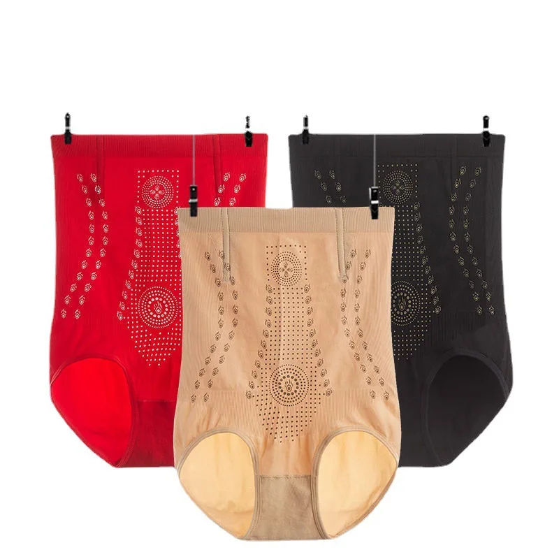 New High-waisted Belly Underpants Women's Small Belly Strong Waist Shaping Postpartum Hip Lift Stomach Shaping Pants