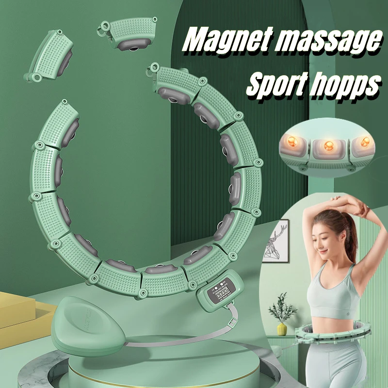 18-21Sections Adjustable Fitness Smart Hoop Abdominal Exerciser Sport Massage Weight Loss gym Home Exercise Equipment |