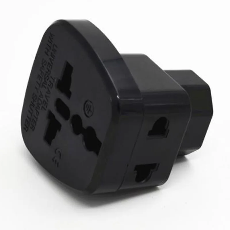 Черный 10 А 250 В 2-в-1 US AU EU UK ZA IEC320-C14 PDU шасси сервера адаптер розетки с защитной
