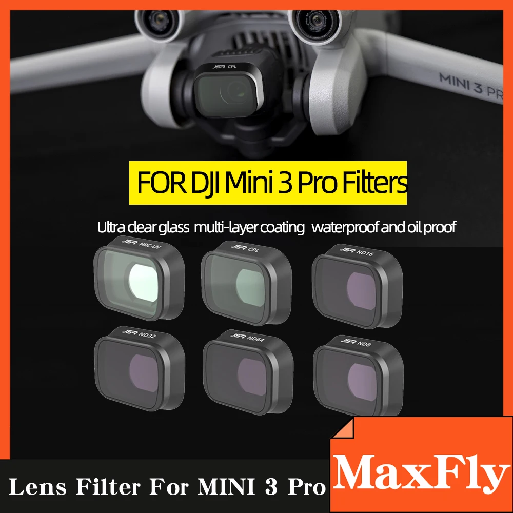 

DJI Mavic Mini 3 Pro Camera Lens Filter MCUV ND8 ND16 ND32 ND64 CPL ND/PL Night Filters Kit for DJI Mini 3 Drone Accessories