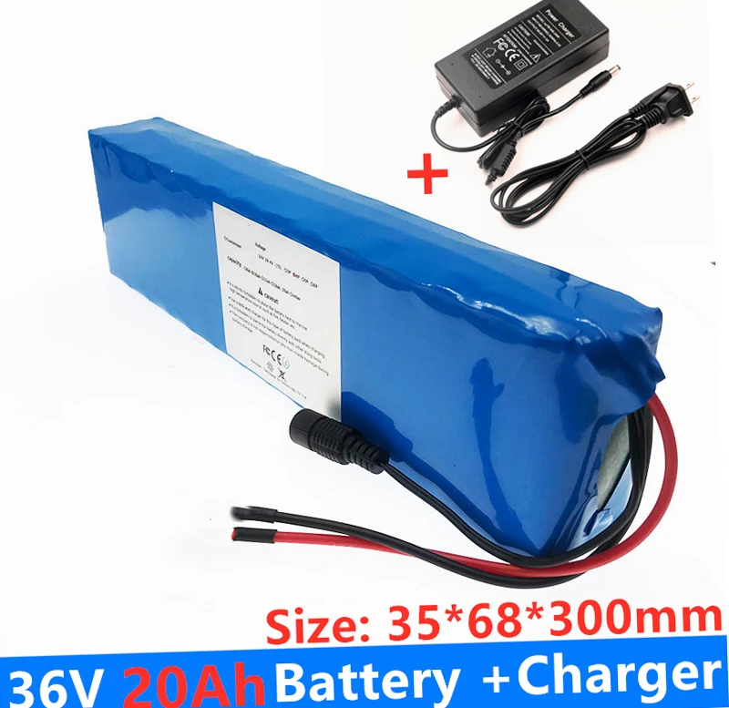 

New 36V Battery 10S3P 20Ah 42V 18650 lithium ion battery pack For ebike electric car bicycle motor scooter with 20A BMS 500W