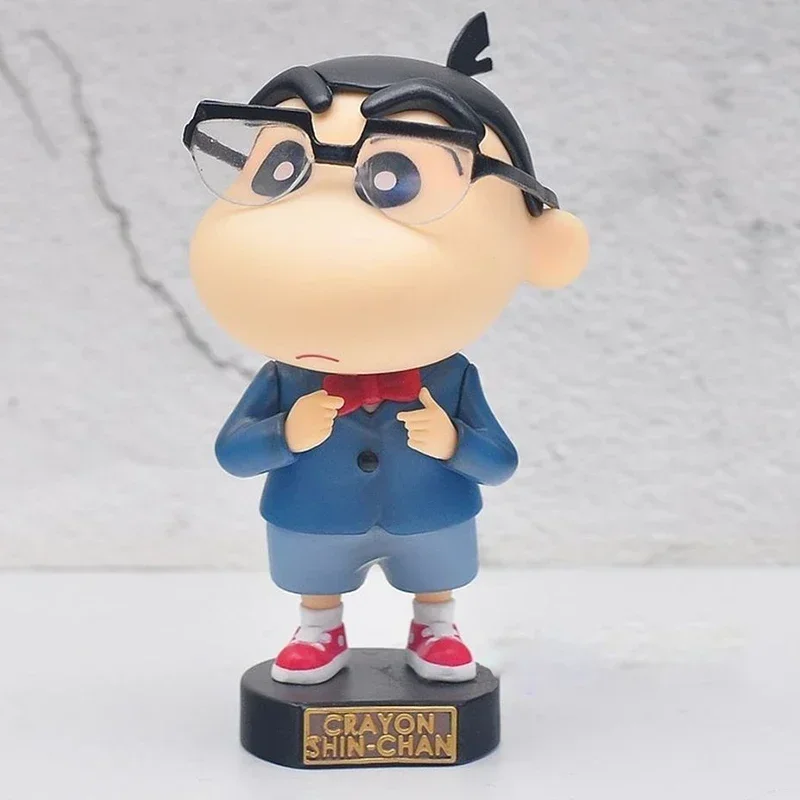 Crayon Shin-chan Cos Edogawa Konan экшн-фигурка аниме игрушки кукла автомобиль украшения