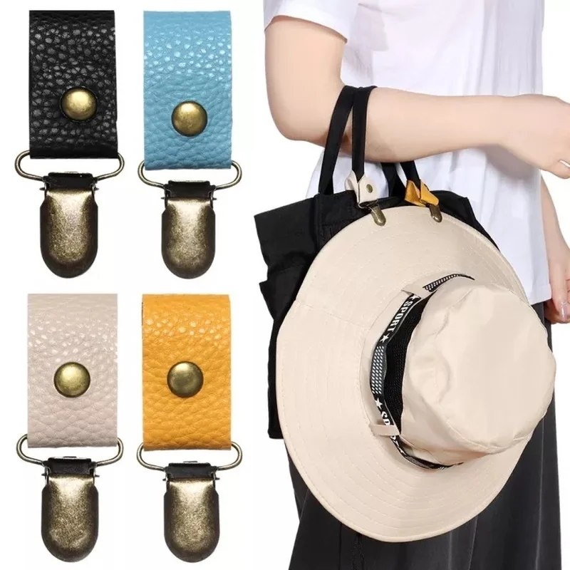 

Hat Clips for Travel Handbag Trendy for Travel Hat Keeper Clip Outdoor Accessory Multifunctional Black Duck Clip for Adult Kids