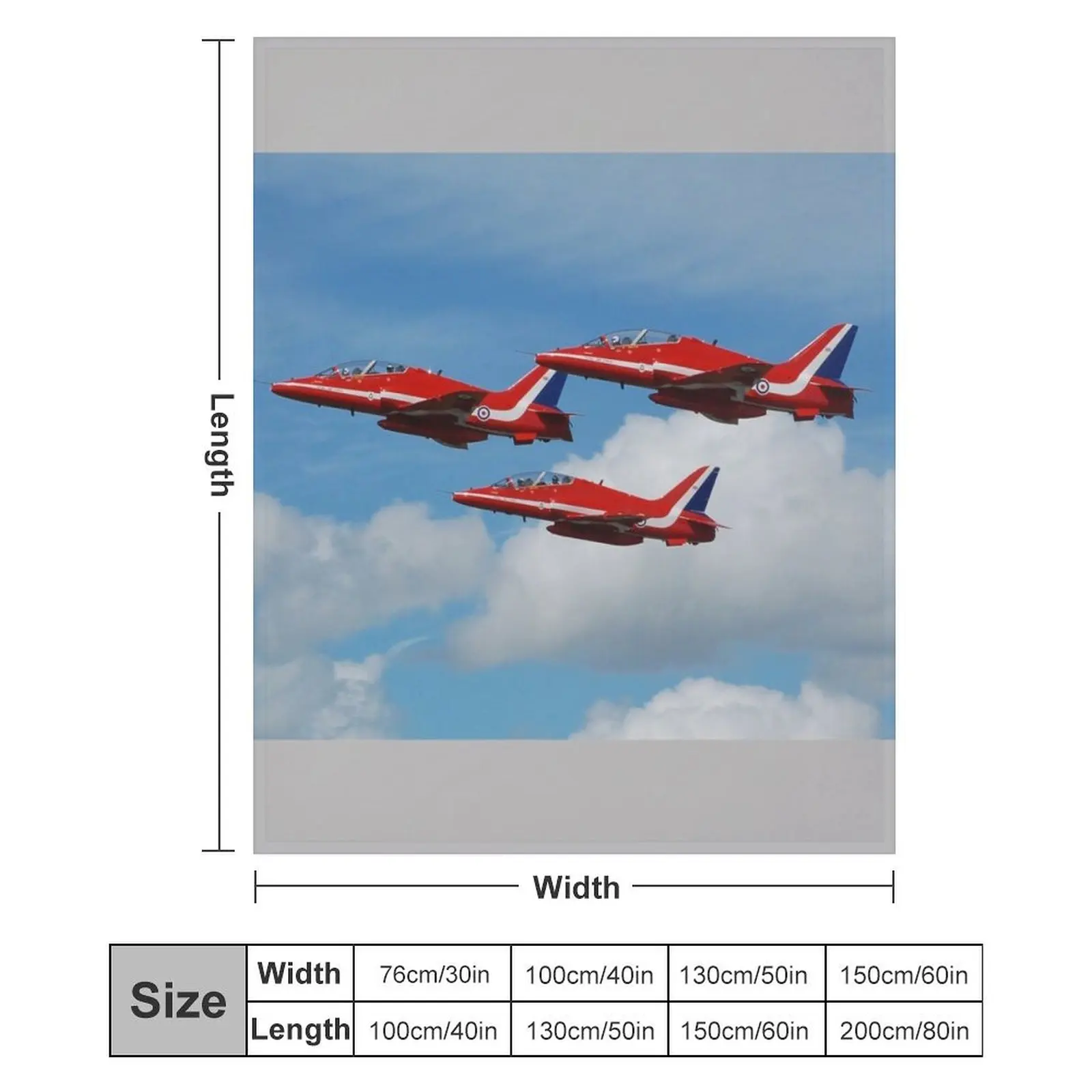 Пушистое одеяло The Red Arrows - Fairford Airshow