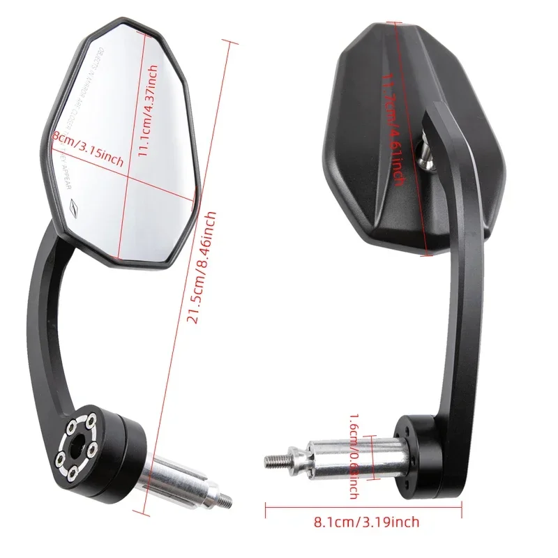 Зеркала заднего вида для мотоцикла 7/8 &quot22 мм зеркала с ручкой Piaggio MP3 250 300 500 HPE
