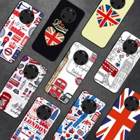 britain uk flag london phone case for huawei y 5 y62019 y52018 y92019 luxury funda case for 9prime2019